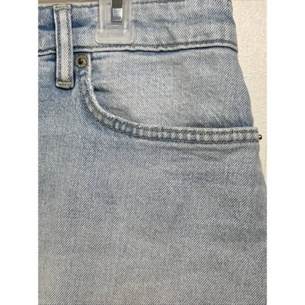 Vintage Y2K Lauren Ralph Lauren‎ black label Jean Shorts 14 raw hem light wash